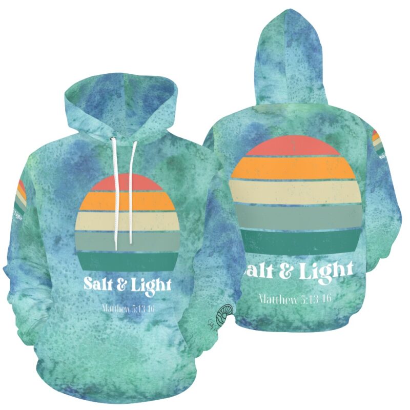 Sea Mist Salt and Light Unisex Hoodie