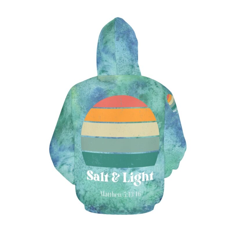 Sea Mist Salt and Light Unisex Hoodie - Image 3