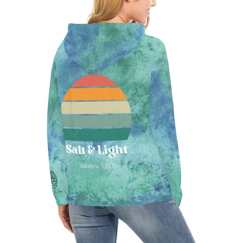 Sea Mist Salt and Light Unisex Hoodie - Image 7