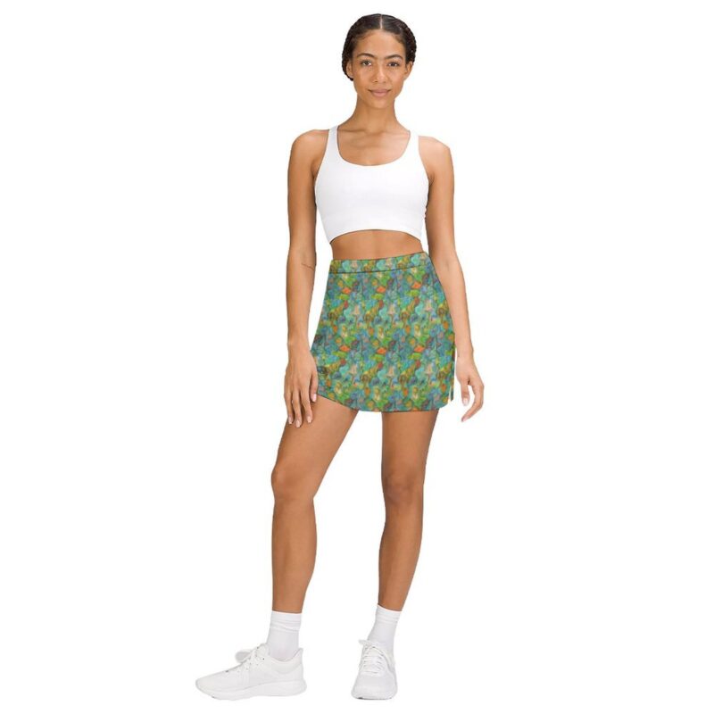 Sea Glass Athletic Skirt With Pocket - Image 3