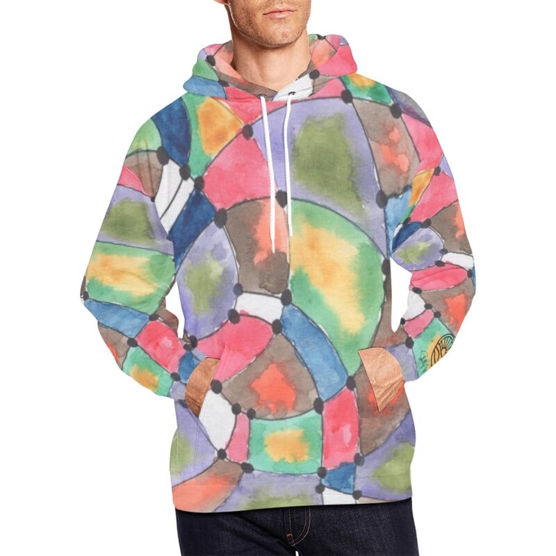 Winding Pathfinding Unisex Hoodie - Image 3