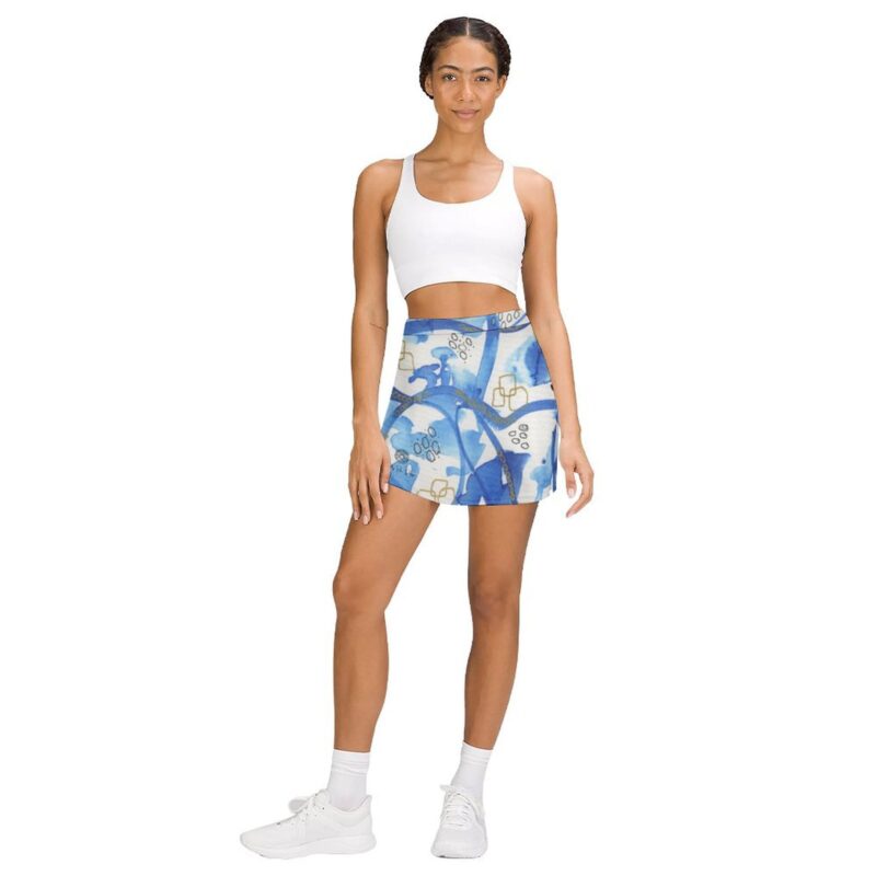 Blue Crush Athletic Skirt With Pocket - Image 3