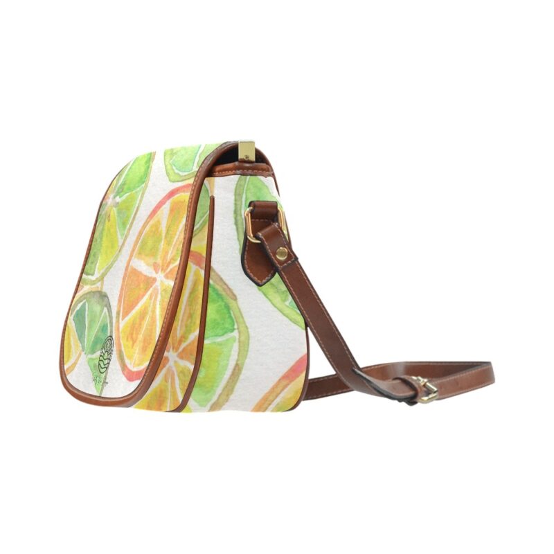 Citrus Surprise Saddlebag Cross Body Handbag - Image 3