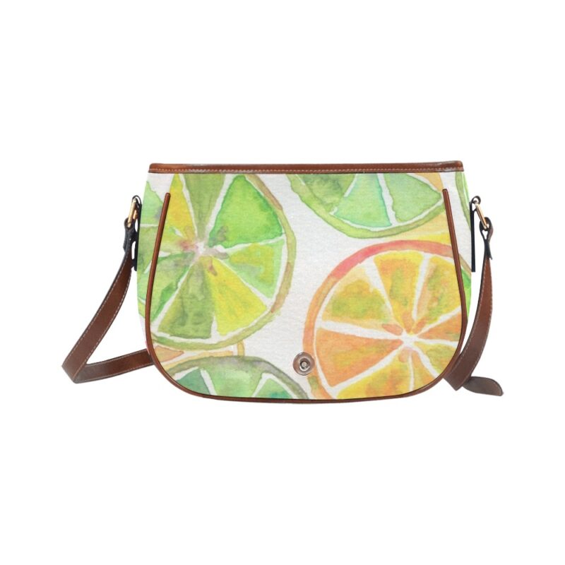 Citrus Surprise Saddlebag Cross Body Handbag - Image 2