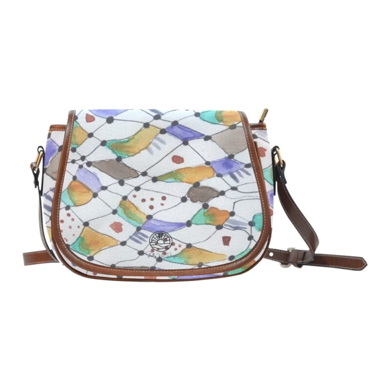 Net Duette Saddlebag Cross Body Handbag