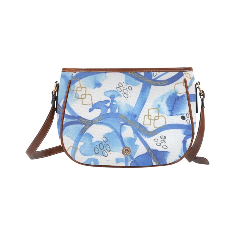 Blue Crush Saddlebag Cross Body Handbag - Image 2