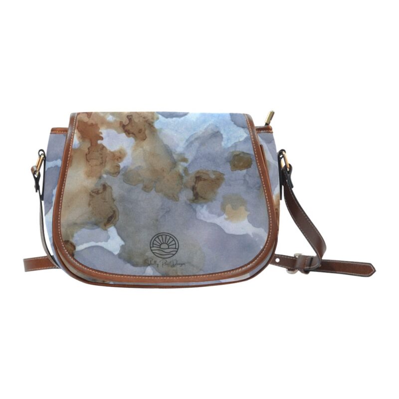 Fall Tannins on the Peace River Saddlebag Cross Body Handbag