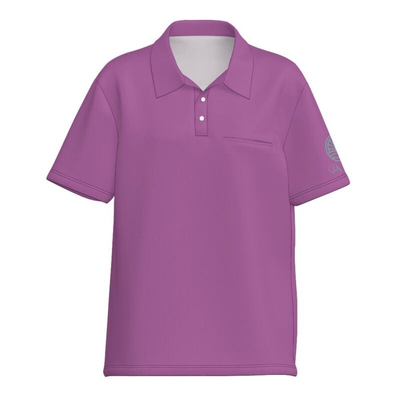 Orchid Women's Pickleball Polo Shirt - Dinks & Drinks - Image 4