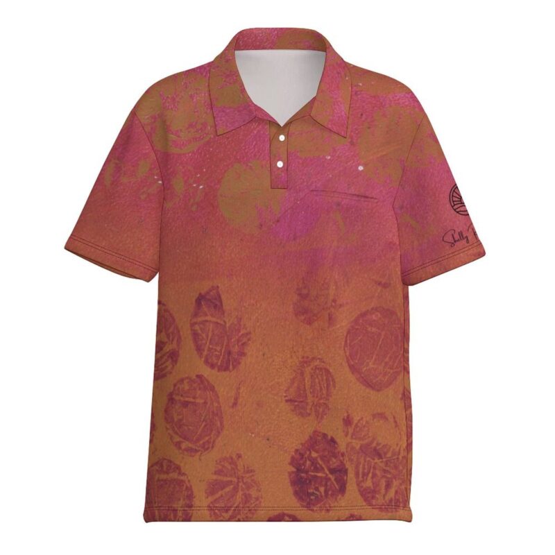 Autumn Ombre Women's Pickleball Polo Shirt - Serving it Dirty - Image 4