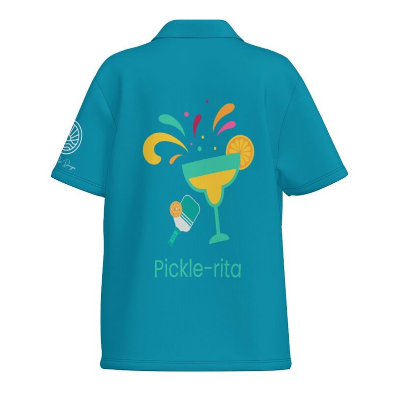 Bondi Blue Women's Pickleball Polo Shirt - Pickle-Rita