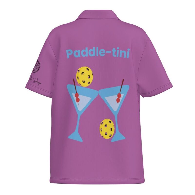 Orchid Women's Pickleball Polo Shirt - Paddle-tini