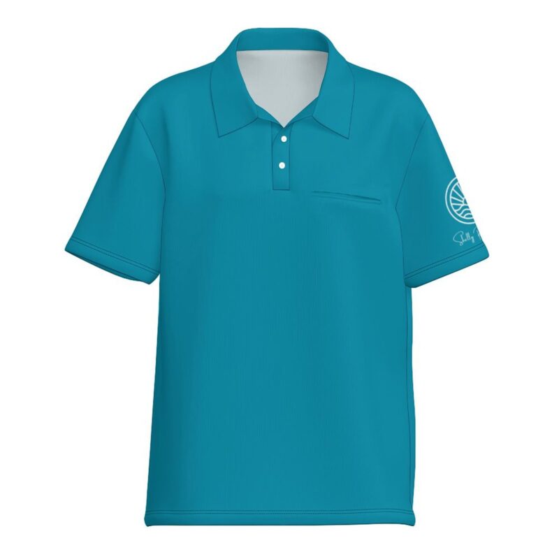 Bondi Blue Women's Pickleball Polo Shirt - Pickle-Rita - Image 4