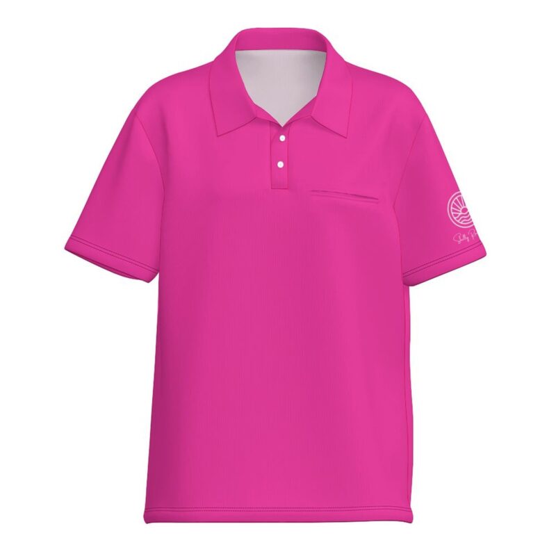 Magenta Women's Pickleball Polo Shirt - License to Dink, License to Drink - Image 4