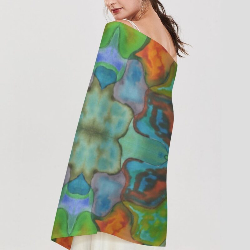 "Sea Glass" Pashmina – Versatile Wrap, Shawl, Scarf & Travel Cover-Up
