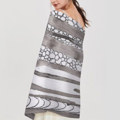 "Birch Beauties" Pashmina – Versatile Wrap, Shawl, Scarf & Travel Cover-Up
