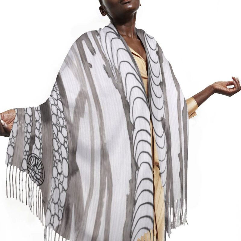 "Birch Beauties" Pashmina – Versatile Wrap, Shawl, Scarf & Travel Cover-Up - Image 3